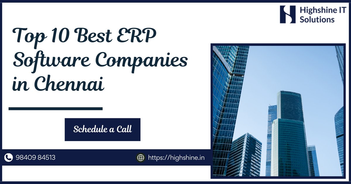 ERP Software Companies in Chennai