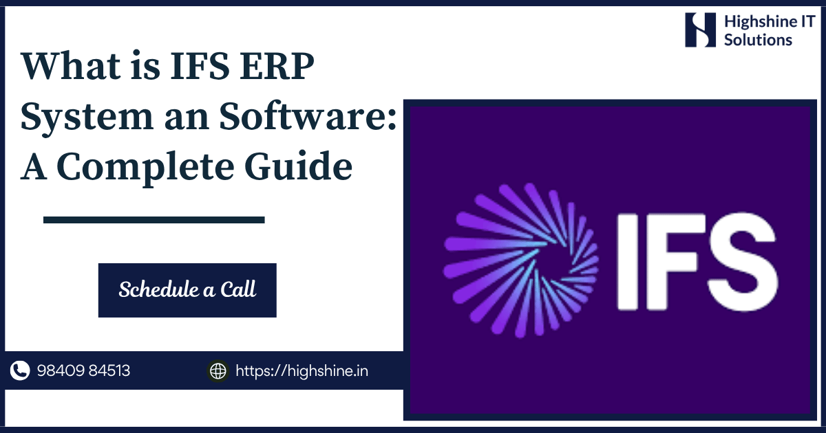 IFS ERP System