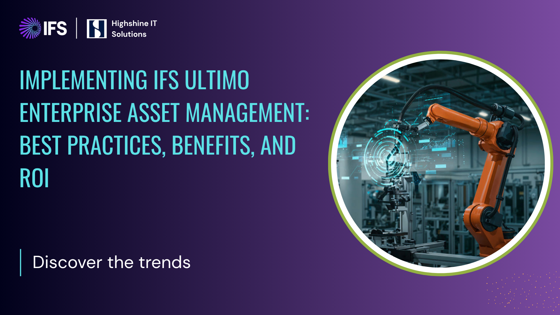  IFS Ultimo Enterprise Asset Management 
